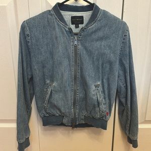 Lucky brand Jean jacket bomber